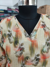 PERMIUM CHANDERI SEQUENCE WORK KURTIS 0344