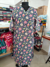 PREMIUM CHANDERI SEQUENCE WORK KURTIS 0347