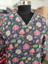 PREMIUM CHANDERI SEQUENCE WORK KURTIS 0347