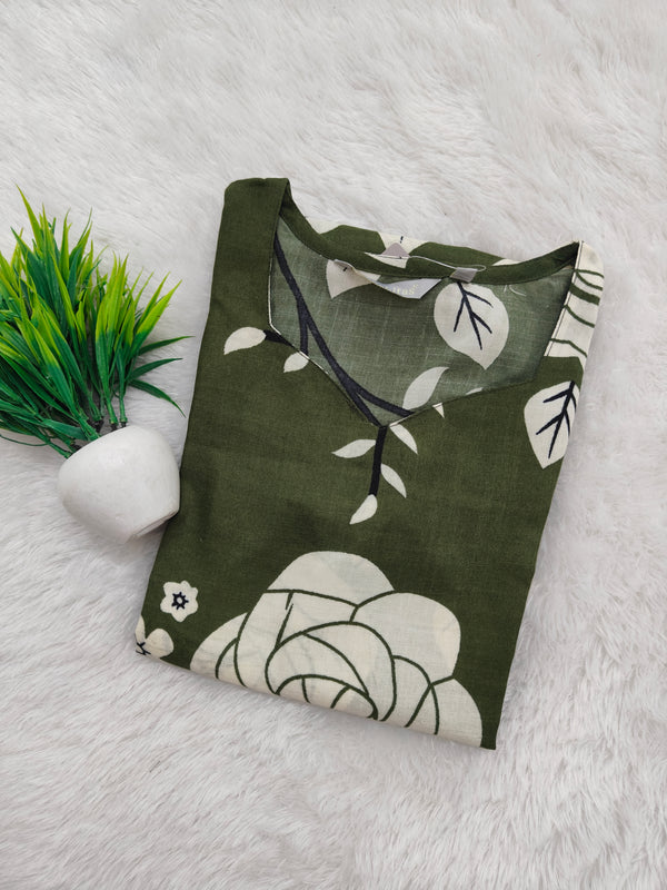 LINEN SLUB COTTON KURTIS 0445