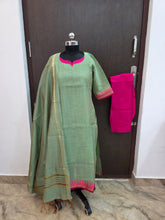 TRADITIONAL HANDLOOM SILK SALWAR SETS 0611