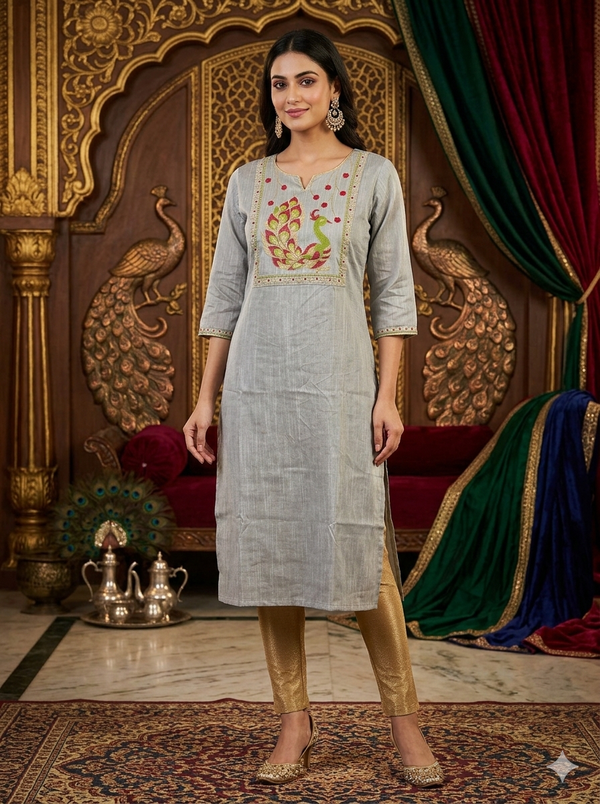 EMBROIDERY FUNCTIONAL WEARS KURTIS 0530