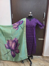 RAW SILK KURTI WITH DUPATTA 0604