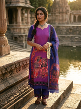 RADHAKRISHNA THEMED SALWAR SETS 0541
