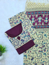 BUTTER SILK WITH MADHUBANI INSPIRED SALWAR 0649