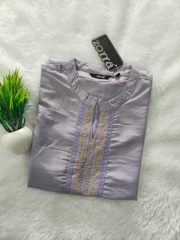 EMBRODIERY OFFICE /COLLEGE WEAR KURTIS 0456