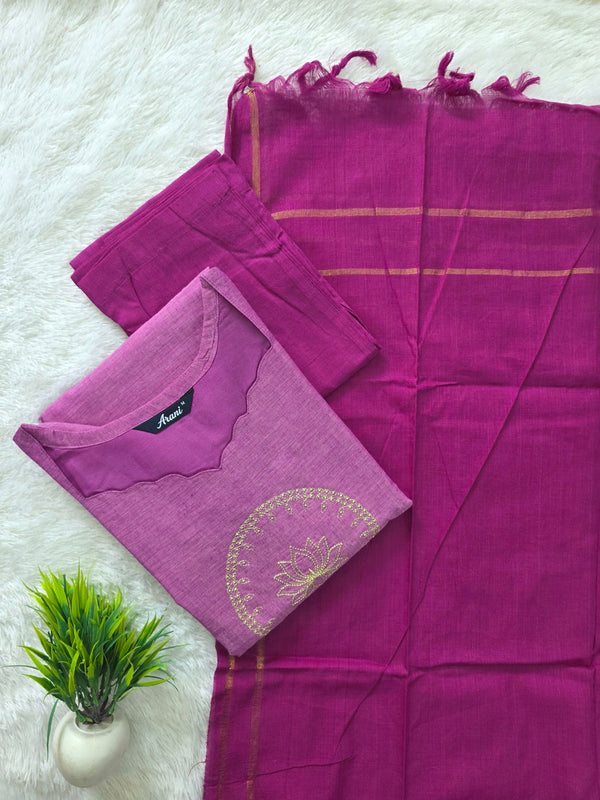 MANGALGIRI COTTON LOTUS SALWAR SETS 0222