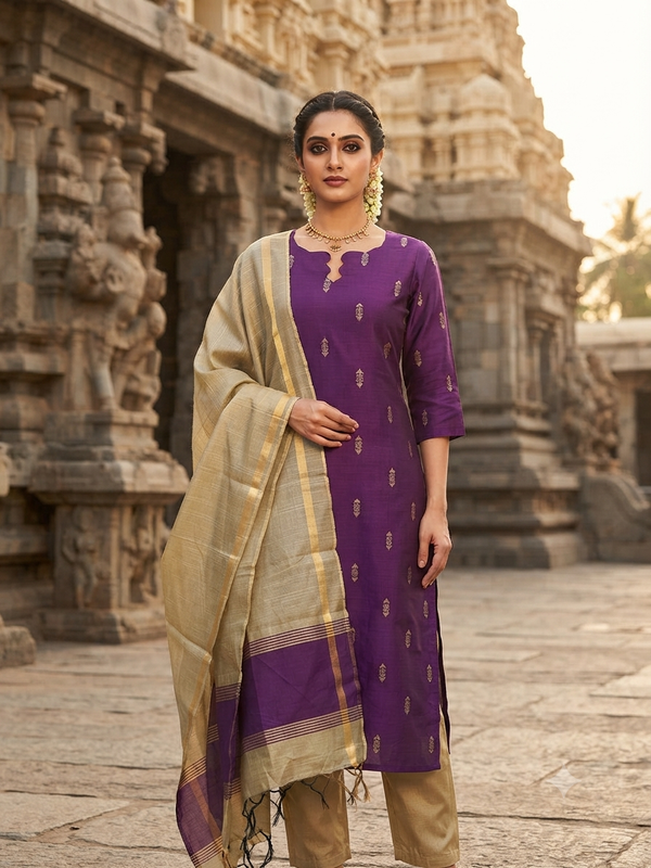 HANDLOOM PREMIUM RAW SILK SALWAR SETS 0630