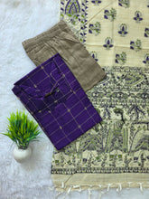 RAW SILK WITH MADHUBANI INSPIRED SALWAR 0652