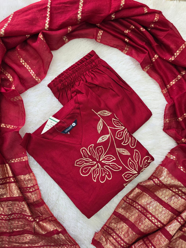 DIPTI PREMIUM VATICAN SILK SALWAR SETS 0589