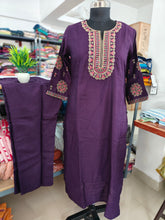 PREMIUM VATICAN ETHNIC SILK KURTI +PANT SETS 0496