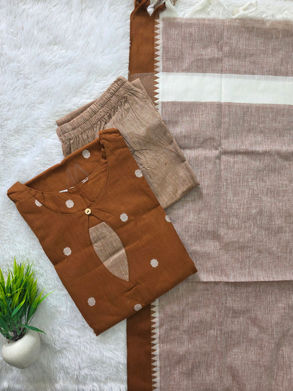 PREMIUM HANDLOOM COTTON SALWAR SETS 0444