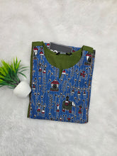 KALAMKARI THEMED BERLIN SILK KURTIS 0615