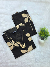 SOFT COTTON CO-ORD SETS BLACK / 0645