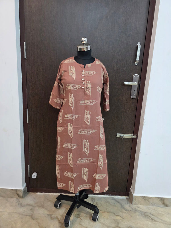 BUDGET FRIENDLY OFFICE/DAILY WEAR KURTIS 0580