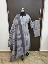 HANDLOOM IKKAT COTTON SALWAR SETS / 0111