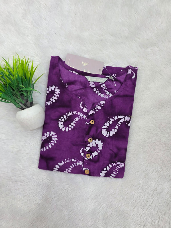 SOFT COTTON KURTIS 0577