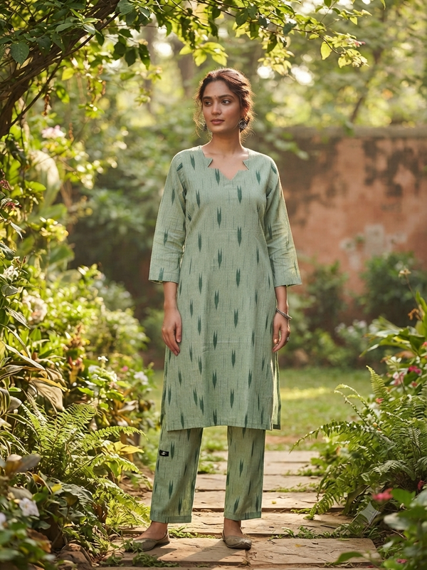 POCHAMPALLY IKKAT COTTON CO-ORD SETS 0590