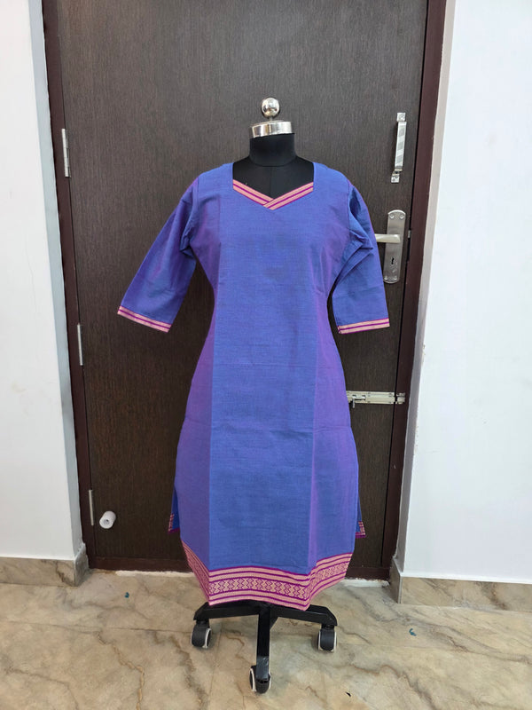 TRADITIONAL MANGALGIRI COTTON KURTIS 0568