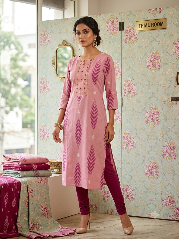 EMBROIDERY OFFICE WEAR KURTIS 0594