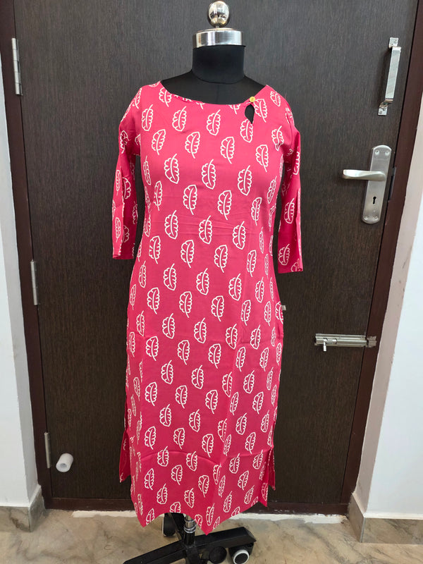 BUDGET FRIENDLY OFFICE/DAILY WEAR KURTIS 0526