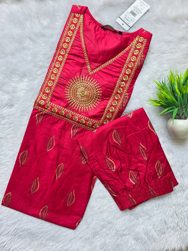 SILK COTTON CO-ORD SETS 0547