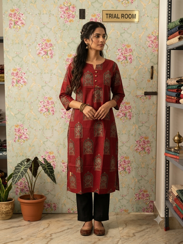 SOFT COTTON KURTIS 0577