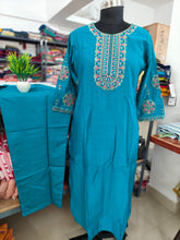 PREMIUM VATICAN ETHNIC SILK KURTI +PANT SETS 0496