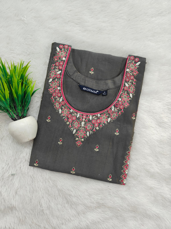 PREMIUM VATICAN SHIMMER SILK KURTIS 0458