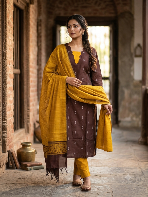 PREMIUM RAW SILK SALWAR SETS 0653