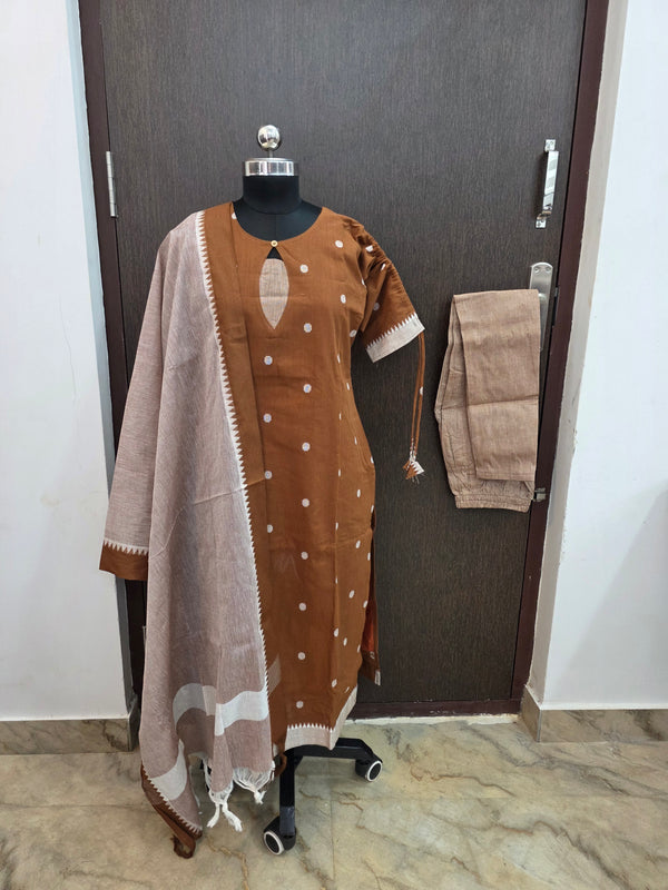 PREMIUM HANDLOOM COTTON SALWAR SETS 0444