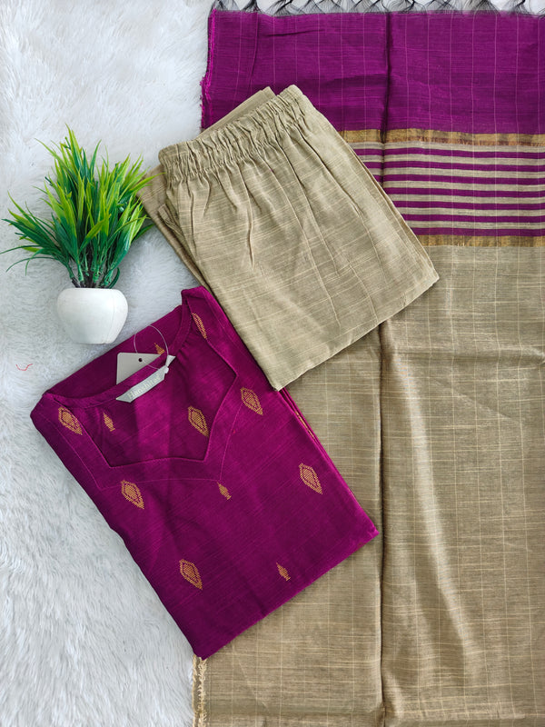 PREMIUM DUPION RAW SILK SALWAR SETS 2222