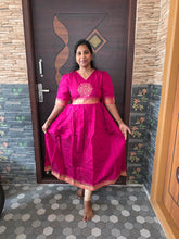 RANI PINK FUCNTIONAL WEAR KOLAM MAXI 0575
