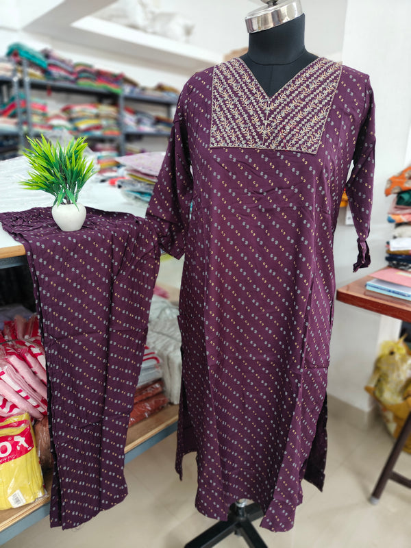 OFFICE /COLLEGE WEAR CORD SETS 0492