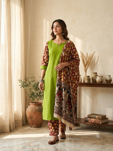 PREMIUM KALAMKARI COTTON SALWAR SETS / 0564