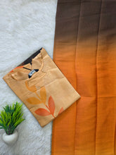 PREMIUM TUSSAR SILK KURTI +DUPPATTA 0569