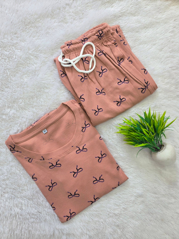 WOMEN'S RIBBED PYJAMA SETS 0529