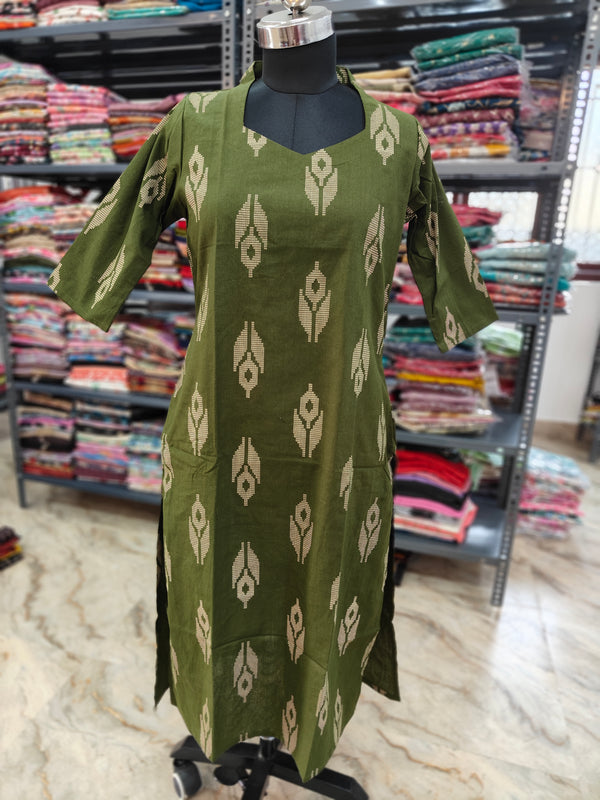 PREMIUM FLEX COTTON  KURTIS 0463
