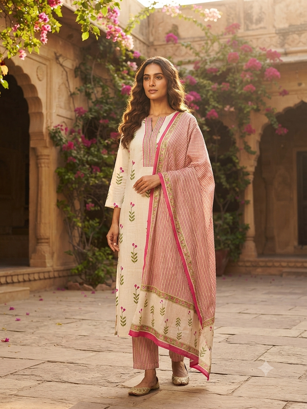 60*60 COTTON SALWAR SETS 0597