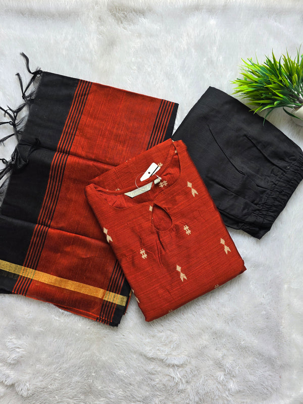 PREMIUM HANDLOOM RAW SILK SALWAR SETS 2222