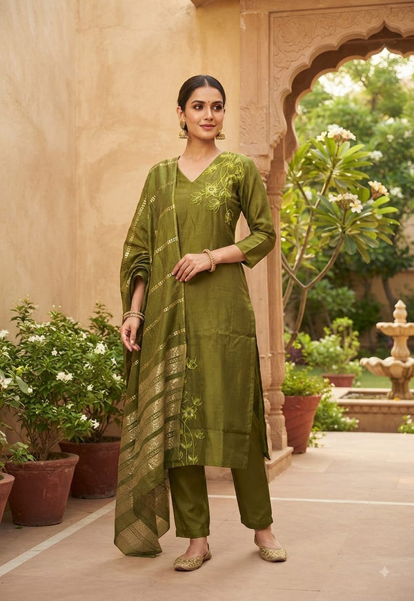 VATICAN SILK SALWAR SETS 0638