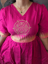 RANI PINK FUCNTIONAL WEAR KOLAM MAXI 0575