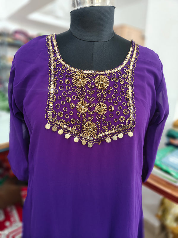 Party Wear Aline kurtis 0473