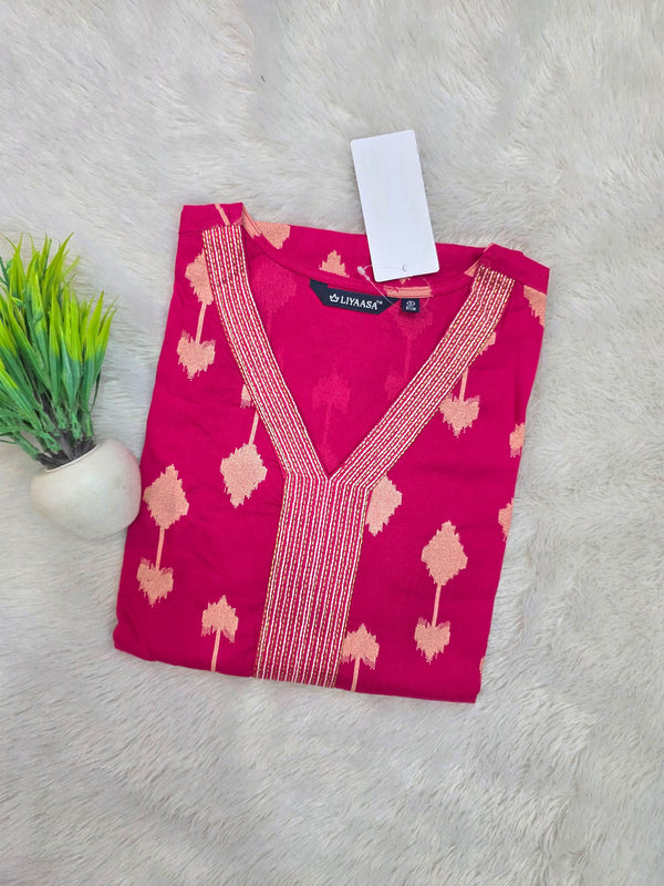 EMBROIDERY OFFICE WEAR KURTIS 0594