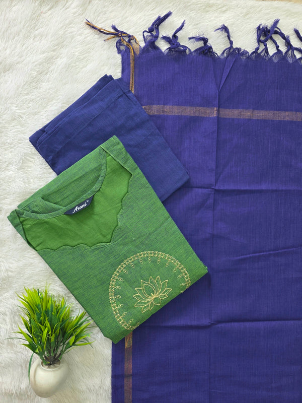 MANGALGIRI COTTON LOTUS SALWAR SETS 0222