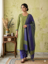 HANDLOOM DOBBY COTTON SALWAR SETS 0572