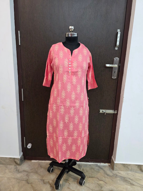 BUDGET FRIENDLY OFFICE/DAILY WEAR KURTIS 0580