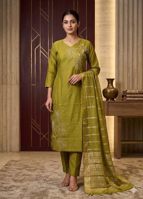 DIPTI PREMIUM VATICAN SILK SALWAR SETS 0589