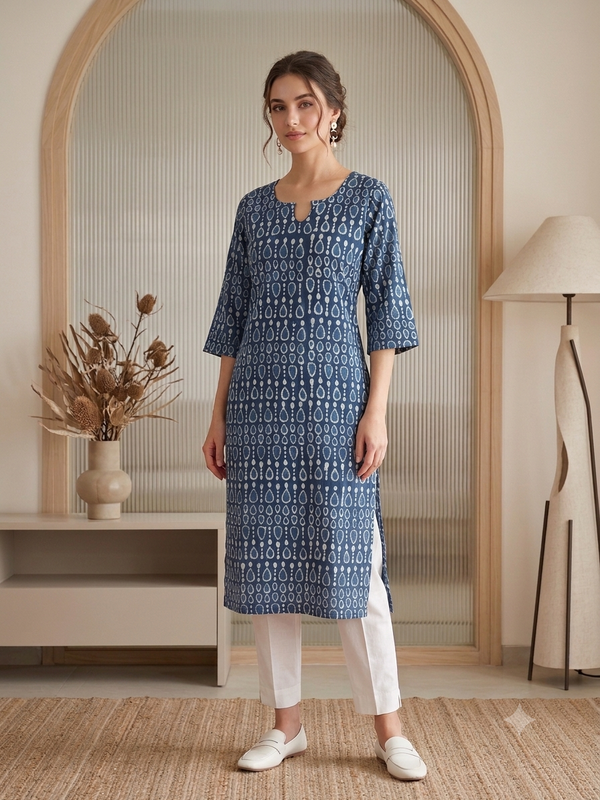 SOFT COTTON KURTIS 0577