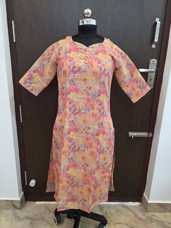 BUDGET FRIENDLY TISSUE KURTIS 0472